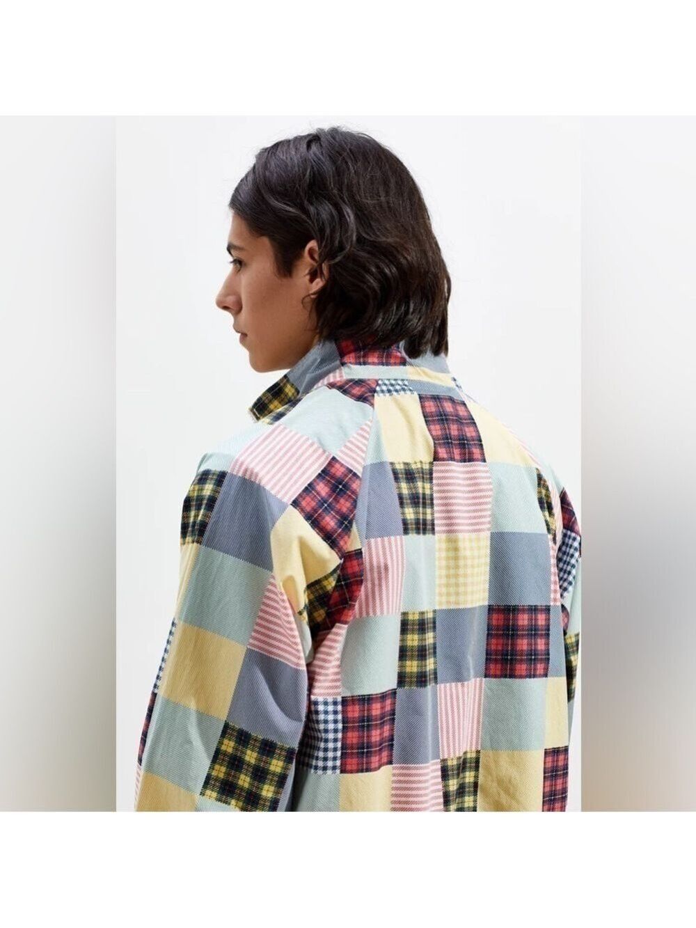 Urban Outfitters UO Madras Print Track Jacket - Picture 4 of 16